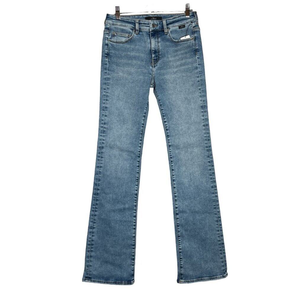NWT MAVI High Rise Straight Leg Jeans SIZE 27 x 34 Light Wash Denim NEW
